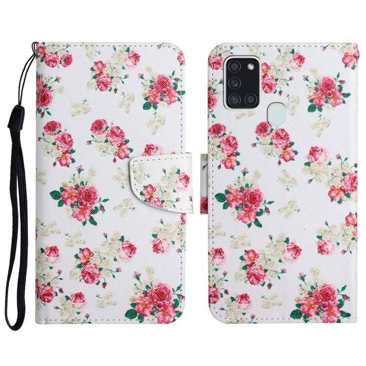 Custodia portafoglio in pelle per Samsung Galaxy A21s