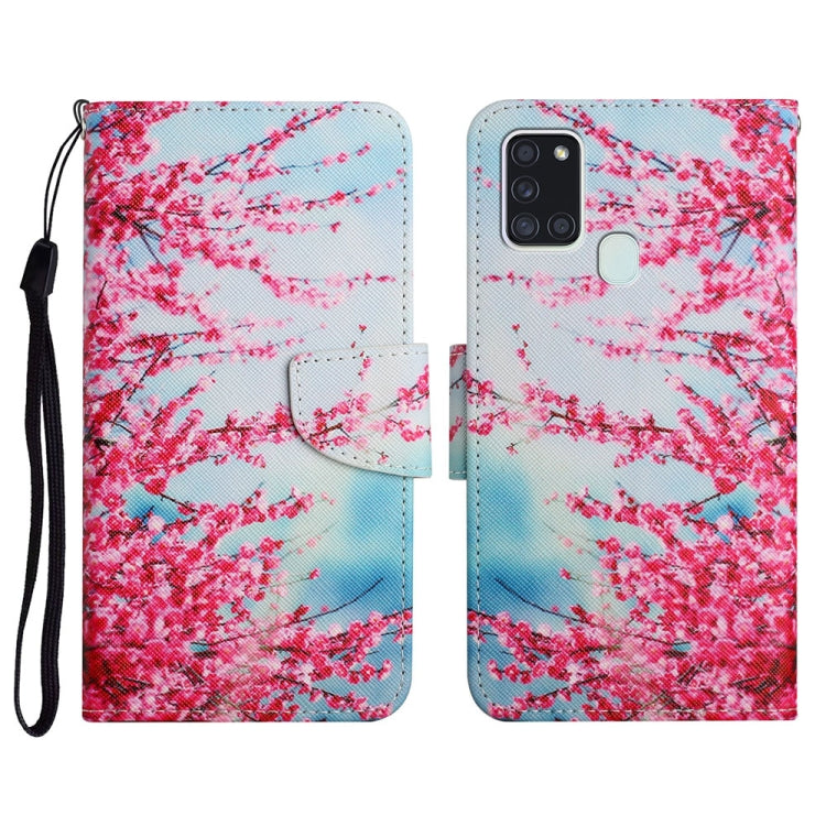 Custodia portafoglio in pelle per Samsung Galaxy A21s