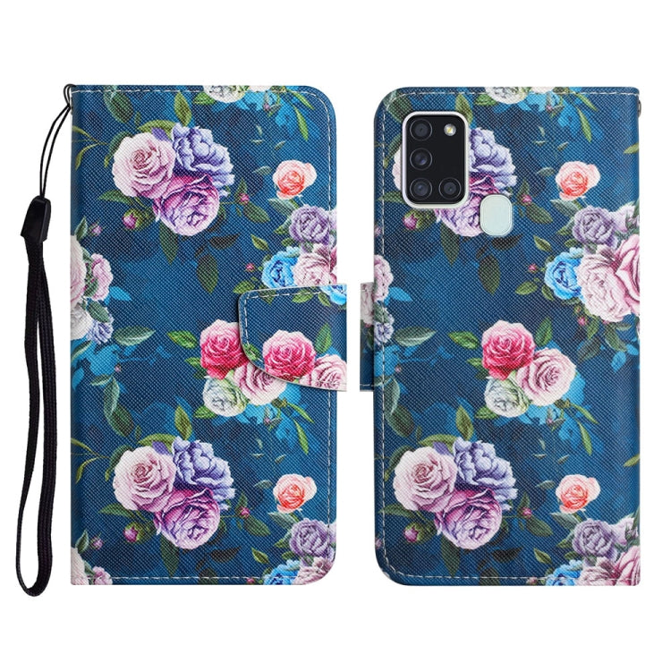 Custodia portafoglio in pelle per Samsung Galaxy A21s