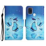 Custodia portafoglio in pelle per Samsung Galaxy A21s