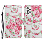 Custodia portafoglio in pelle flip per Samsung Galaxy A72