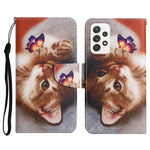 Custodia portafoglio in pelle flip per Samsung Galaxy A72