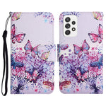 Custodia portafoglio in pelle flip per Samsung Galaxy A72