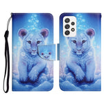 Custodia portafoglio in pelle flip per Samsung Galaxy A72