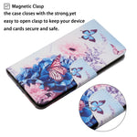 Custodia portafoglio in pelle flip per Samsung Galaxy A72