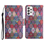Custodia portafoglio in pelle flip per Samsung Galaxy A72