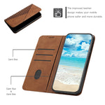 Custodia portafoglio in pelle con slot carte per OPPO e Realme