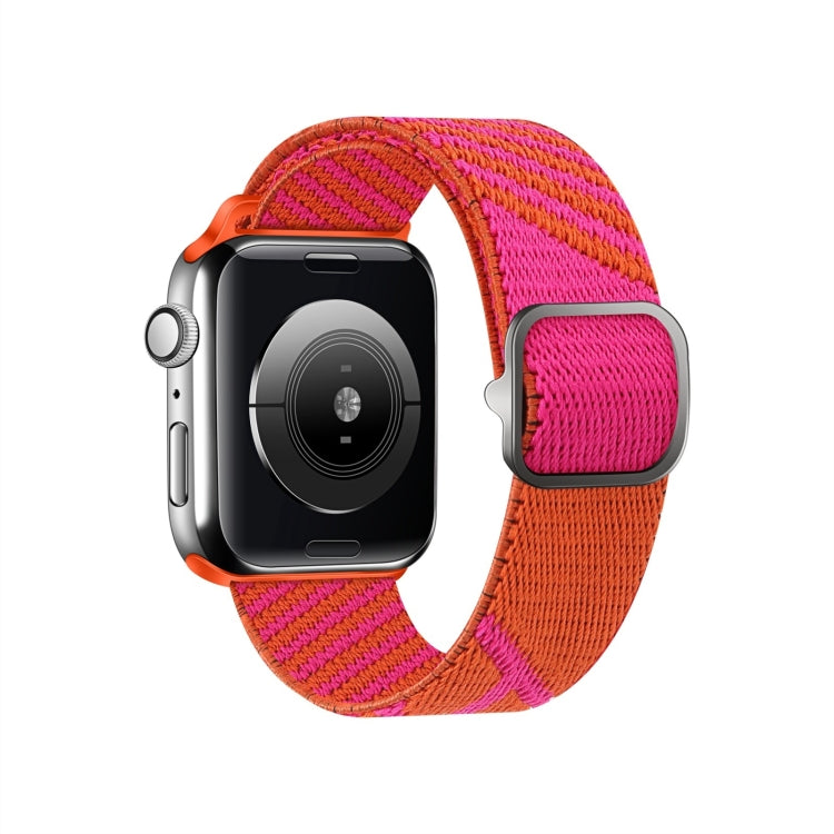 Cinturino nylon bicolore per Apple Watch Series 7 e precedenti