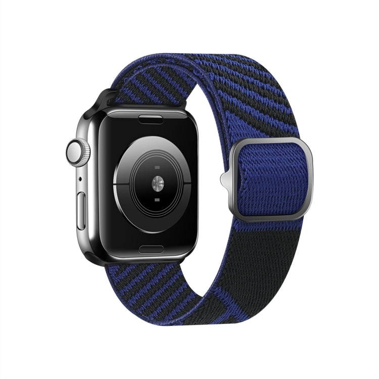 Cinturino nylon bicolore per Apple Watch Series 7 e precedenti