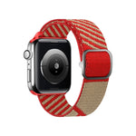 Cinturino nylon bicolore per Apple Watch Series 7 e precedenti