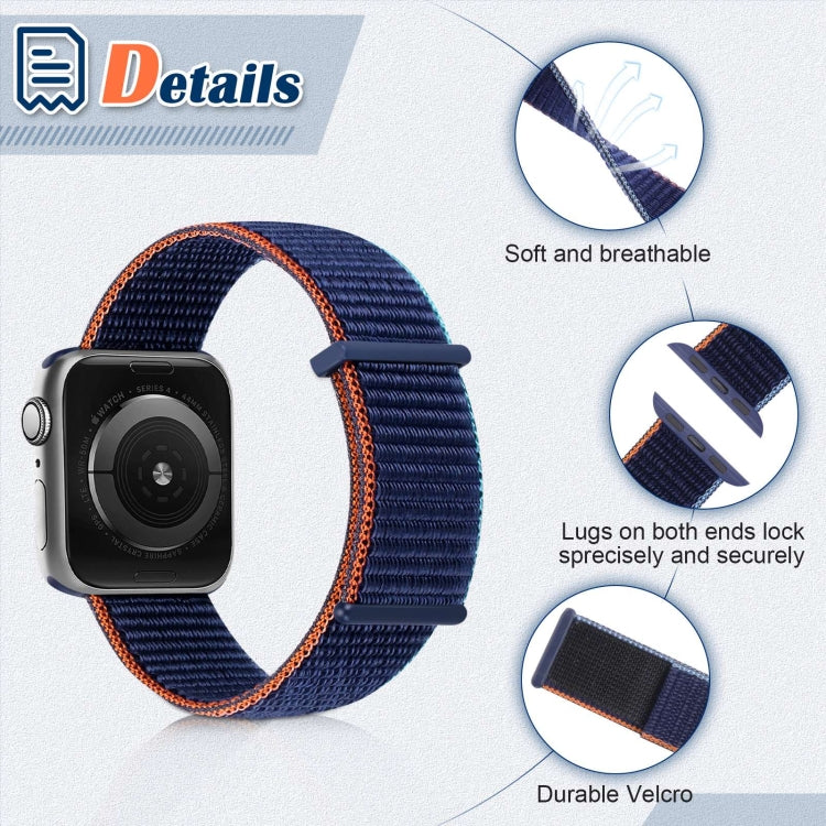 Cinturino di ricambio con chiusura a strappo per Apple Watch