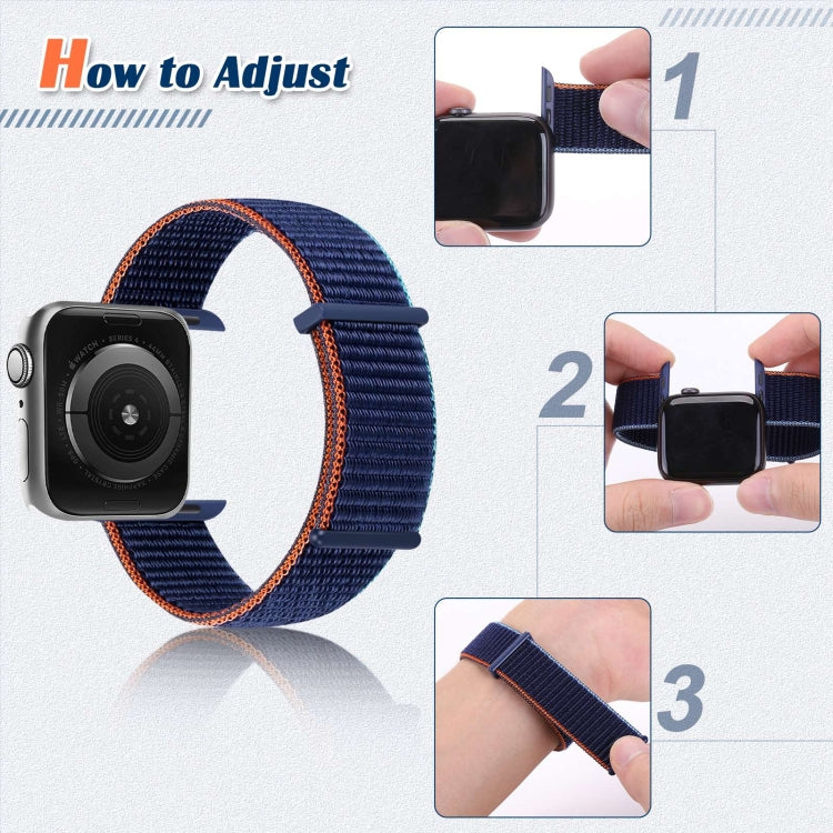 Cinturino di ricambio con chiusura a strappo per Apple Watch