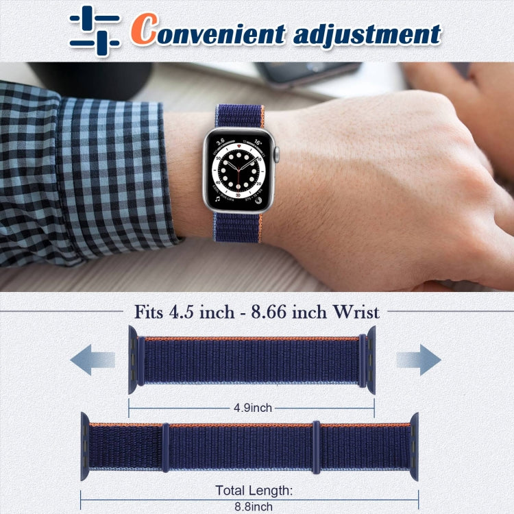 Cinturino di ricambio con chiusura a strappo per Apple Watch