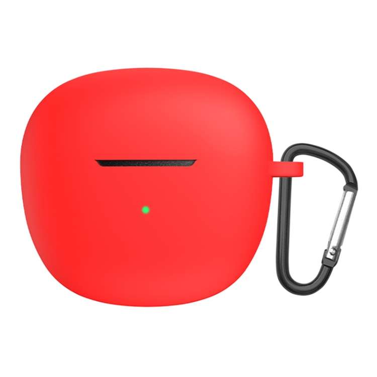 Custodia protettiva in silicone per auricolari QCY HT03 con gancio