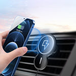 Supporto magnetico auto per caricabatterie wireless 15W