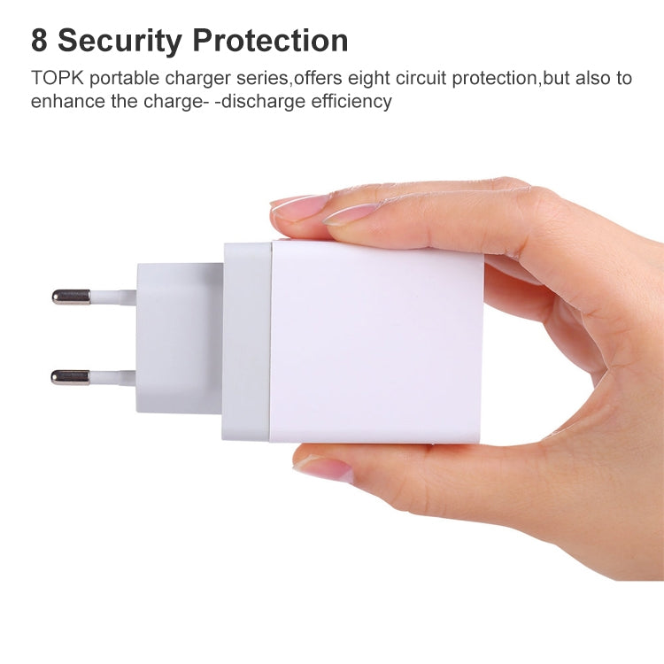 Caricatore da viaggio 3 porte USB con display digitale LED