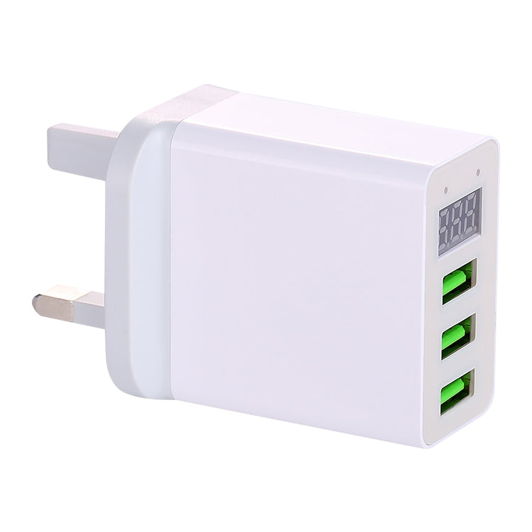 Caricatore da viaggio 3 porte USB con display digitale LED