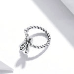 Orecchini donna libellula in argento 925 con zircone