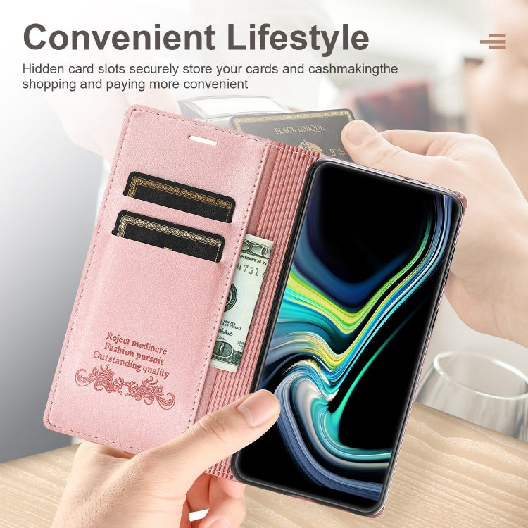 Custodia portafoglio in pelle PU con ventosa per Galaxy A12