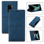 Custodia portafoglio in pelle PU con ventosa per Galaxy S9+