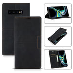 Custodia portafoglio in pelle PU con ventosa per Galaxy S9+