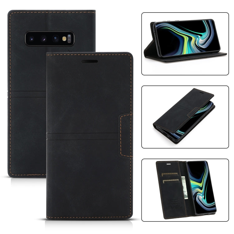 Custodia portafoglio in pelle PU con ventosa per Galaxy S9+