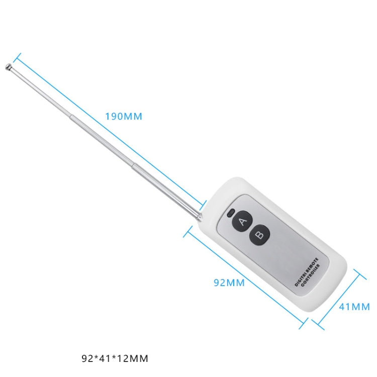 Ricevitore telecomando 12V a due pulsanti per pompe e allarmi