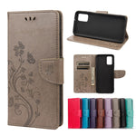 Custodia portafoglio in pelle con farfalle per Samsung Galaxy A03