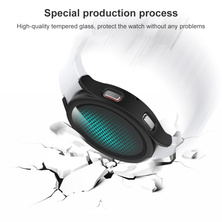 Custodia protettiva PC con vetro temperato per Galaxy Watch4 44mm
