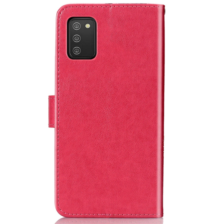 Custodia portafoglio in pelle goffrata per Samsung Galaxy A03s