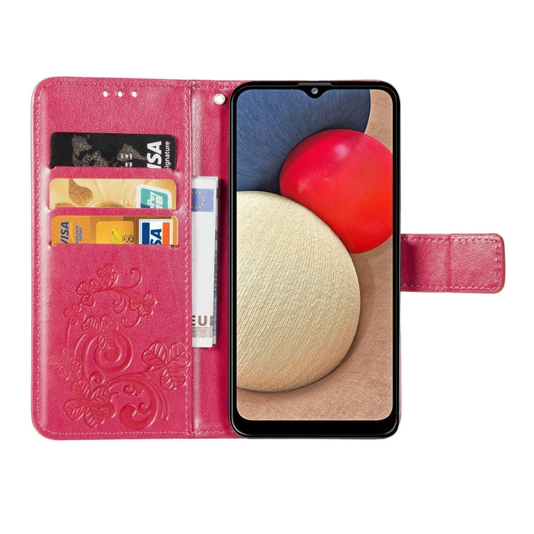 Custodia portafoglio in pelle goffrata per Samsung Galaxy A03s