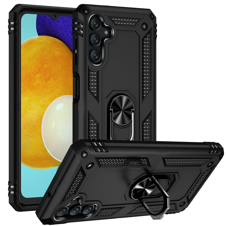 Custodia protettiva TPU e PC con supporto girevole per Galaxy A13
