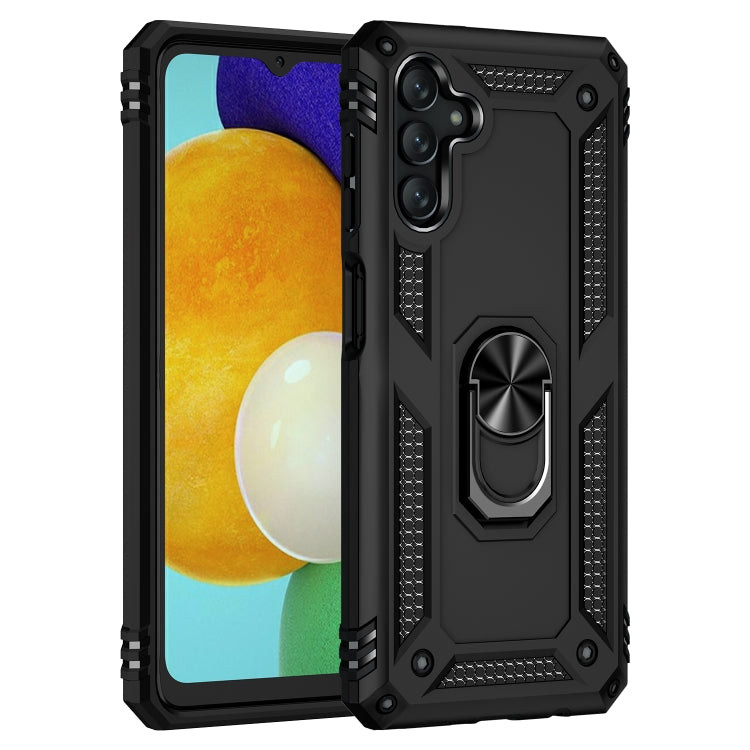 Custodia protettiva TPU e PC con supporto girevole per Galaxy A13