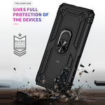 Custodia protettiva TPU e PC con supporto girevole per Galaxy A13
