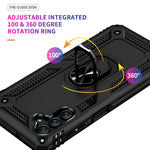 Custodia protettiva TPU e PC con supporto girevole per Galaxy A13