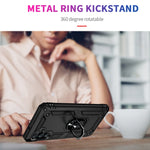 Custodia protettiva TPU e PC con supporto girevole per Galaxy A13