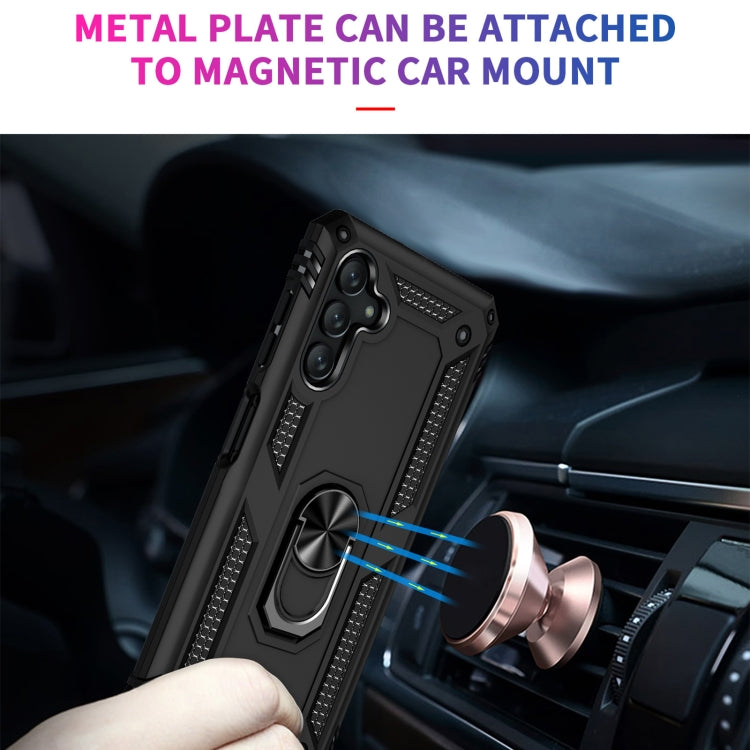 Custodia protettiva TPU e PC con supporto girevole per Galaxy A13