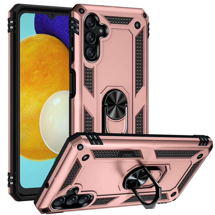 Custodia protettiva TPU e PC con supporto girevole per Galaxy A13