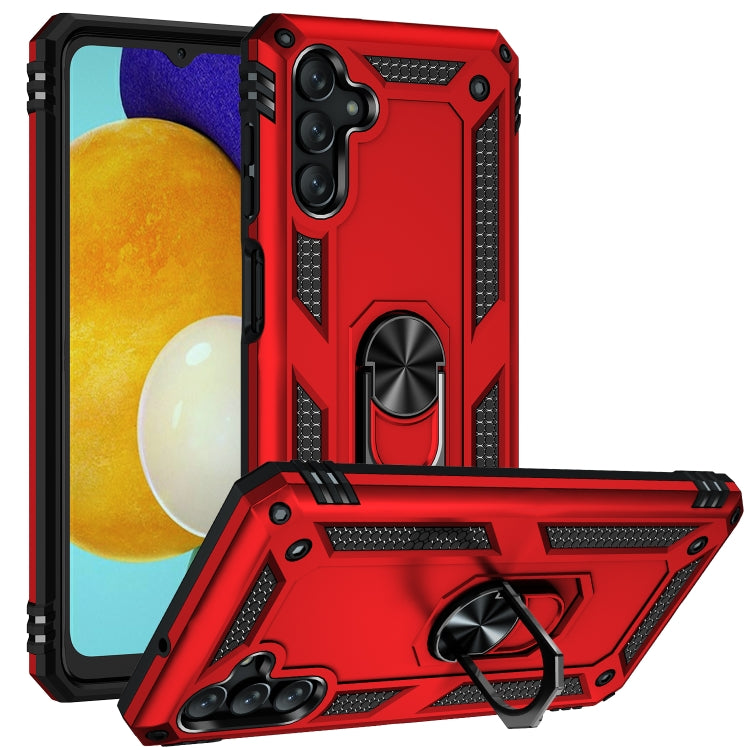 Custodia protettiva TPU e PC con supporto girevole per Galaxy A13
