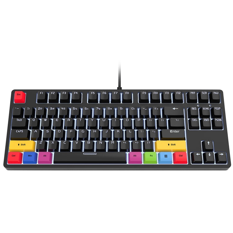 Tastiera meccanica HXSJ L600 87 tasti USB-C retroilluminata
