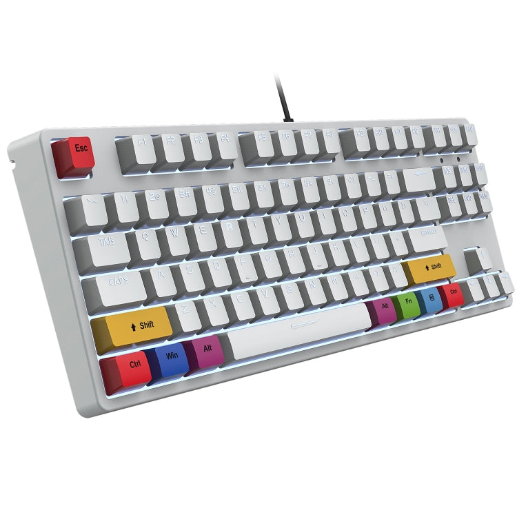 Tastiera meccanica HXSJ L600 87 tasti USB-C retroilluminata