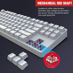 Tastiera meccanica HXSJ L600 87 tasti USB-C retroilluminata