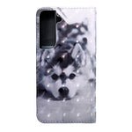 Custodia portafoglio in pelle con supporto per Samsung Galaxy S22