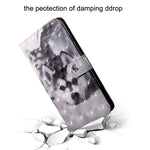 Custodia portafoglio in pelle con supporto per Samsung Galaxy S22
