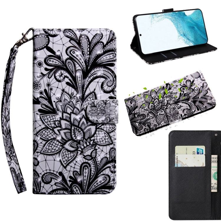 Custodia portafoglio in pelle con supporto per Samsung Galaxy S22