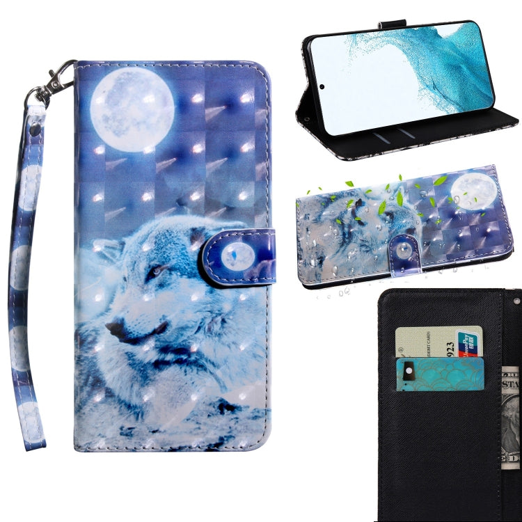 Custodia portafoglio in pelle con supporto per Samsung Galaxy S22