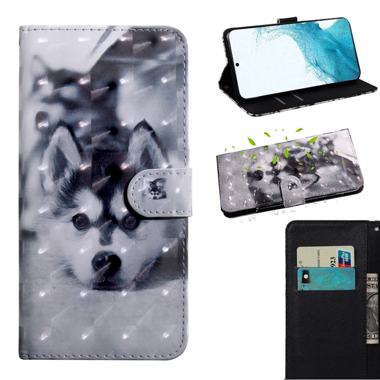 Custodia portafoglio in pelle con supporto per Samsung Galaxy S22