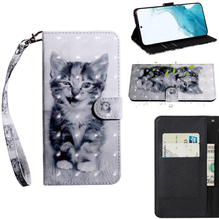 Custodia portafoglio in pelle con supporto per Samsung Galaxy S22