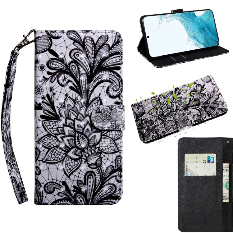 Custodia portafoglio in pelle con supporto per Samsung Galaxy S22