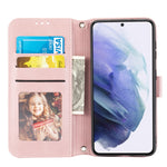 Custodia portafoglio in pelle PU con fibbia magnetica per Samsung